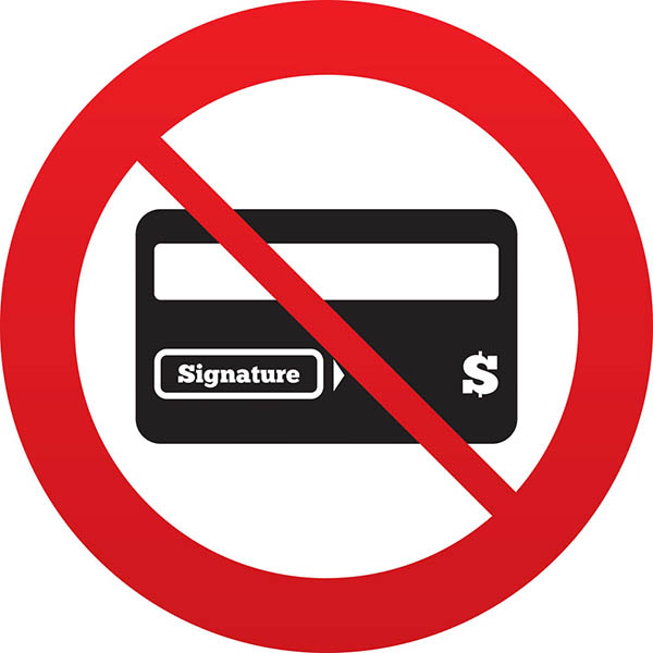 We do not accept credit cards